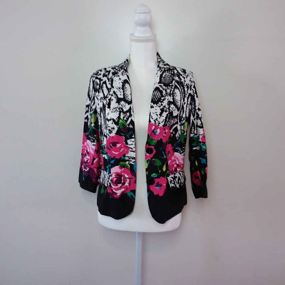 Elementz Floral Blazer